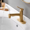 Single lever design for effortless flow control and temperature control.