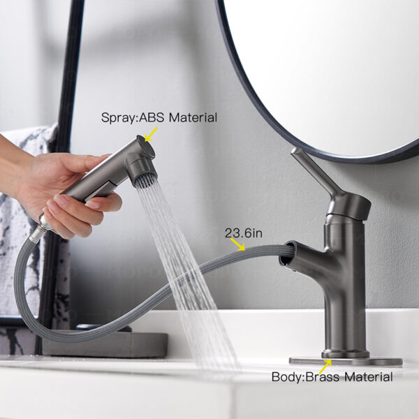 Robinet de salle de bain moderne et luxueux en cuivre de haute qualité, avec filigrane cUPC