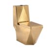 louças sanitárias modernas de volta à parede cerâmica banhada a ouro wc vaso sanitário banheiro vaso sanitário de duas peças G975