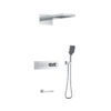 temperature concealed Shower System Luxury Chrome Concealed Shower Mixers Shower Faucet Set
