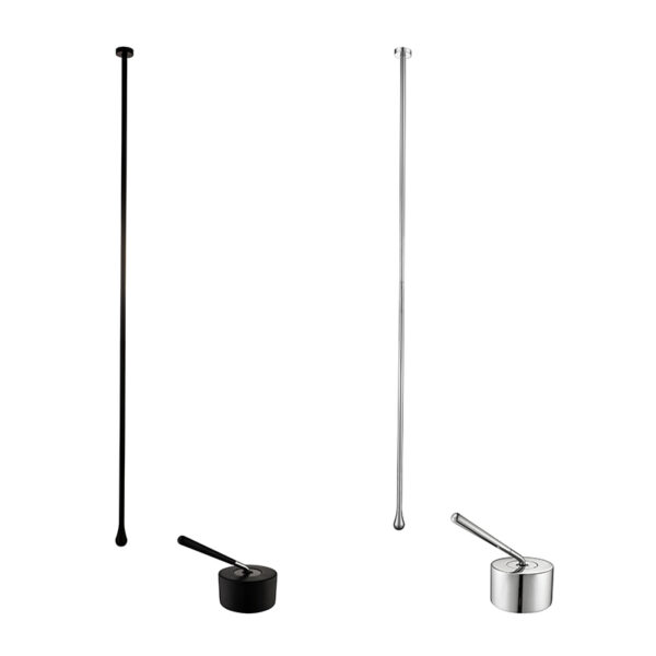 Luxury Style Contemporary One Handle Chrome Finished